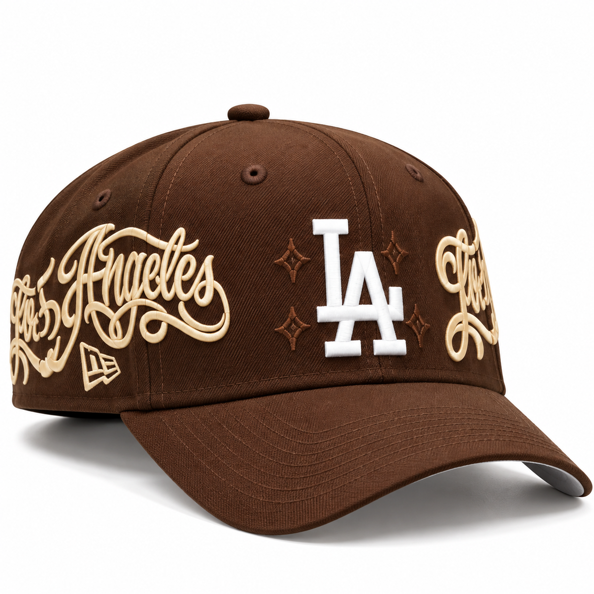 Dodgers Mocha Cream Script