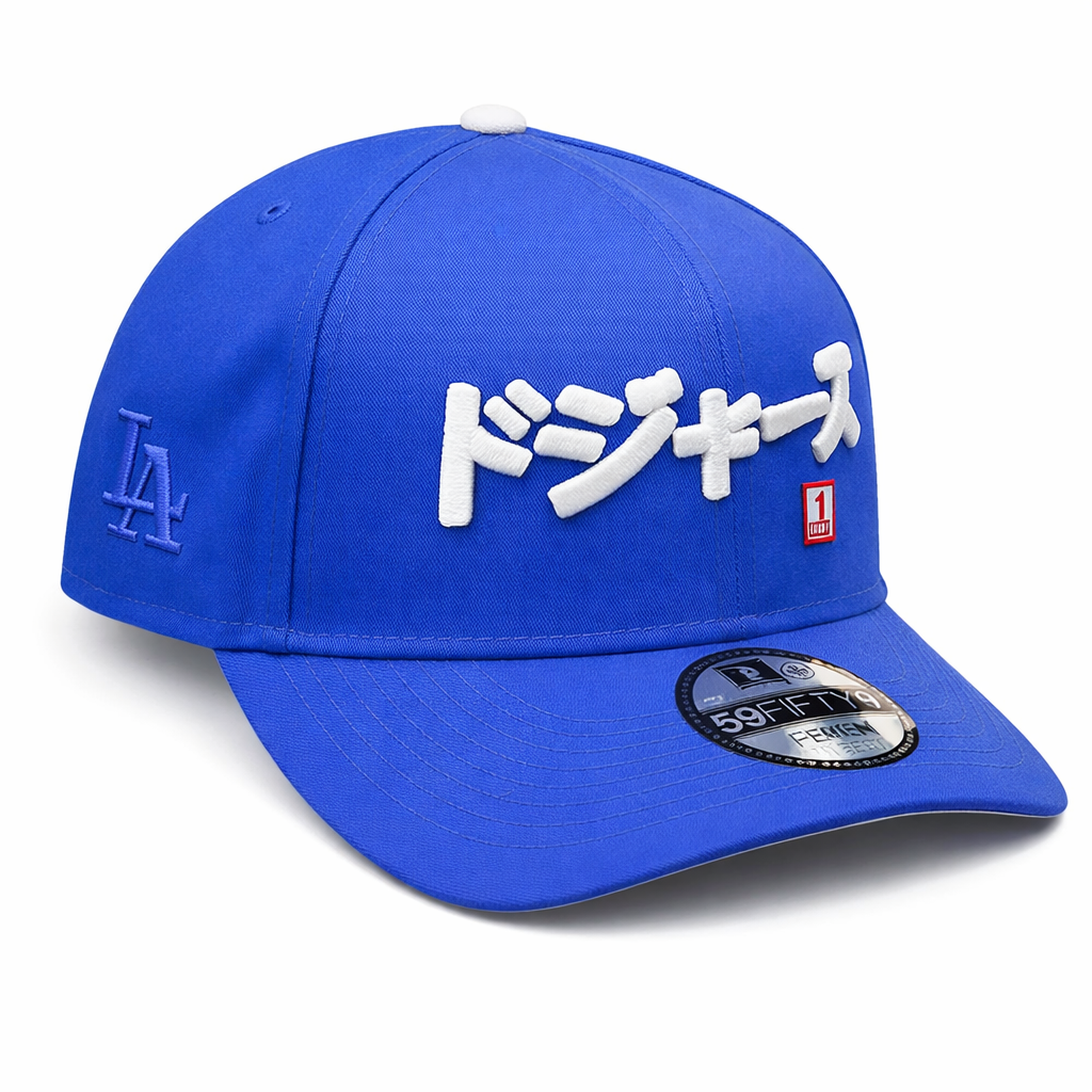 LA Dodgers Shohei Ohtani Royal Blue Kanji