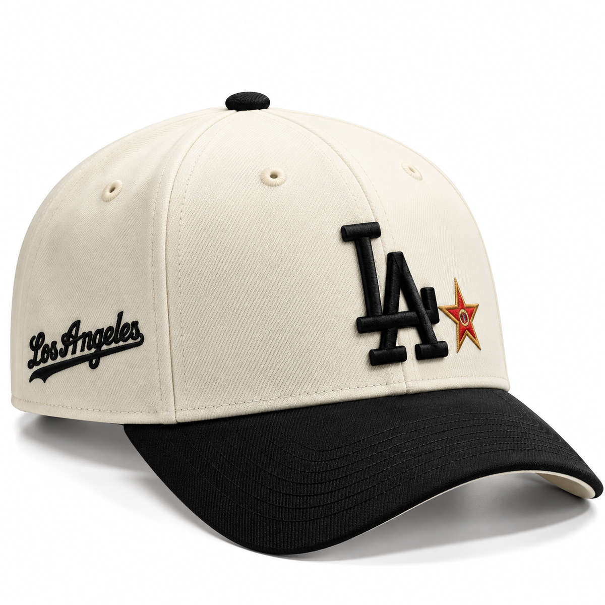 LA Dodgers Cream Black Star