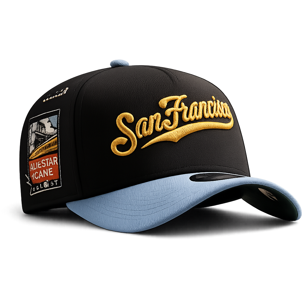 SF Giants Black Gold Sky Blue