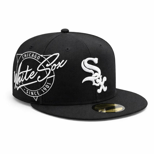 White Sox Big Script Black